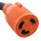 Ac Works SOOW; Cold Weather Extension Cord, 10 AWG, Indoor/Outdoor, 10/3, 1 Outlets, L6-30R, Black, Rubber L630PR-010 - alternate 4